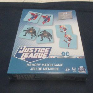 Justice League Memory Match Card Game (DC / Spin Master Games) (unopened/sealed)